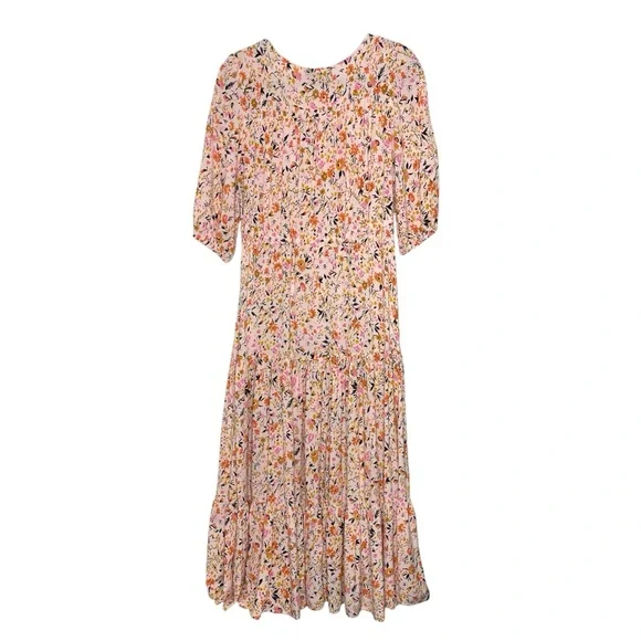 Petal And Pup Kelda Floral Midi Dress Cottage Core Prairie Boho size Medium - Picture 6 of 8